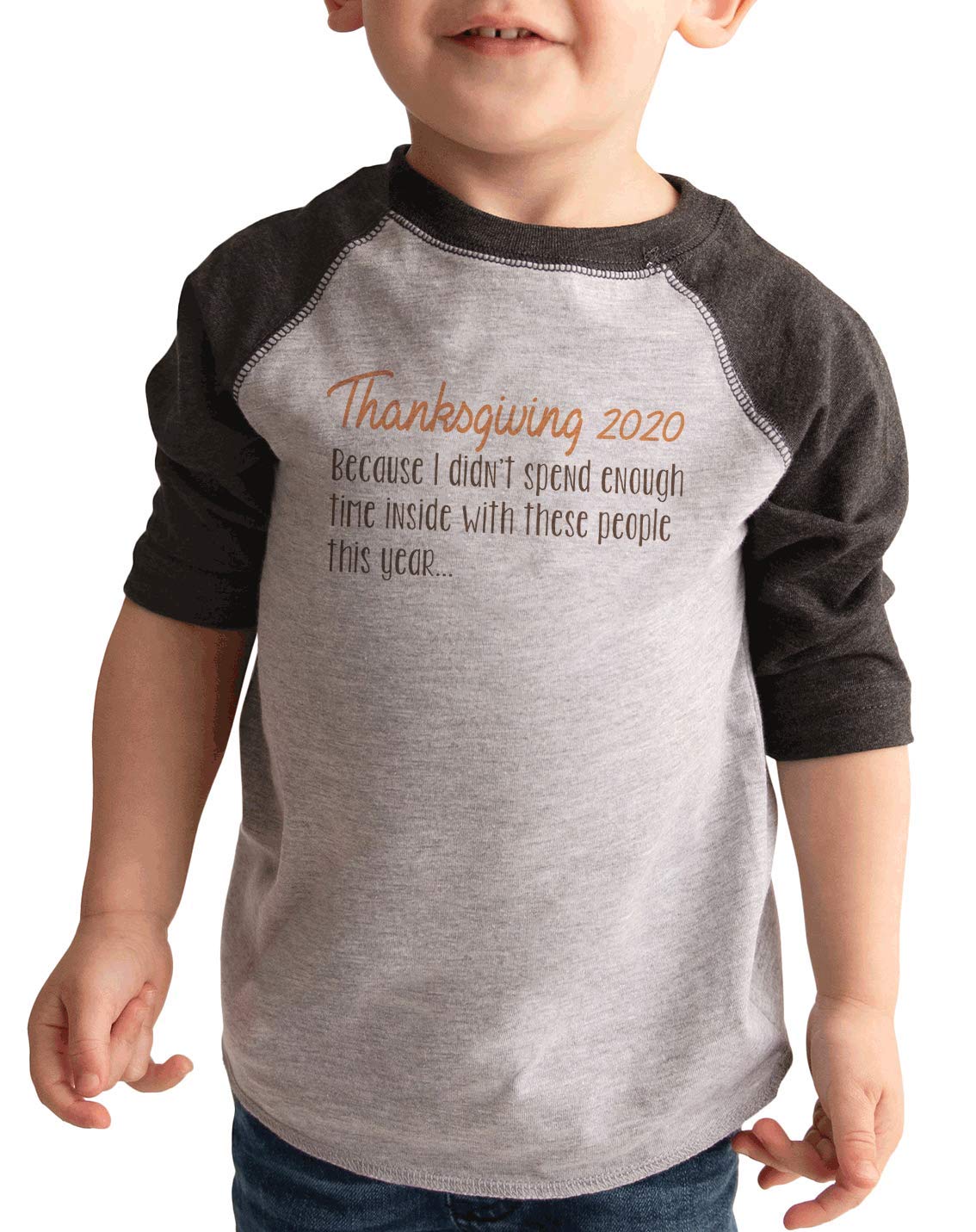 7 Ate 9 Apparel Kids Funny Thanksgiving T-Shirt | Family Matching Holiday Outfits | Perfect for Thanksgiving Gatherings, Family Photos & Quarantine Fun