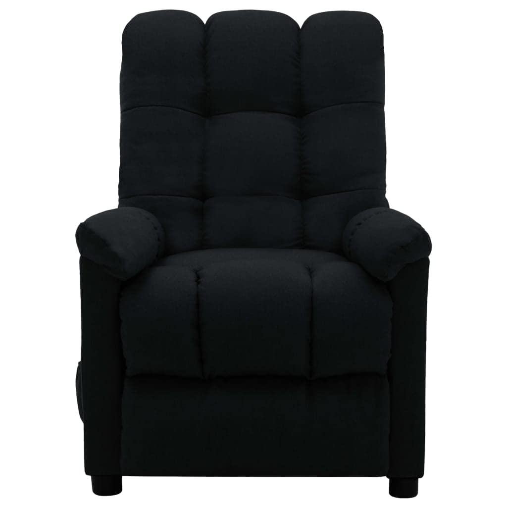 ZQQLVOO Electric Massage Recliner Chair - Black Fabric Living Room Sofa with Adjustable Positions for Home Office, Relaxation & Gift Giving | Perfect for Movie Nights, Gaming & Stress Relief