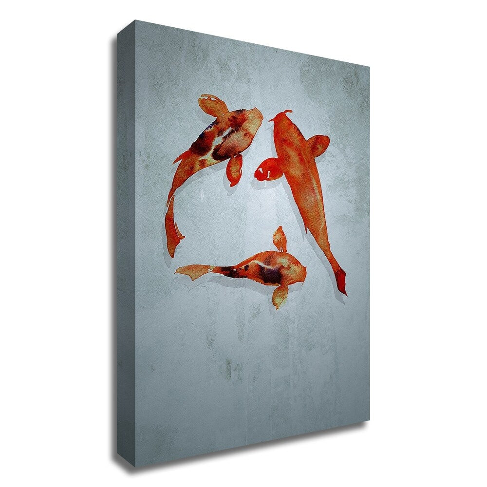3 Friends by Incado - Premium Canvas Wall Art Print, Ready to Hang - Perfect for Living Room, Bedroom & Office Decor