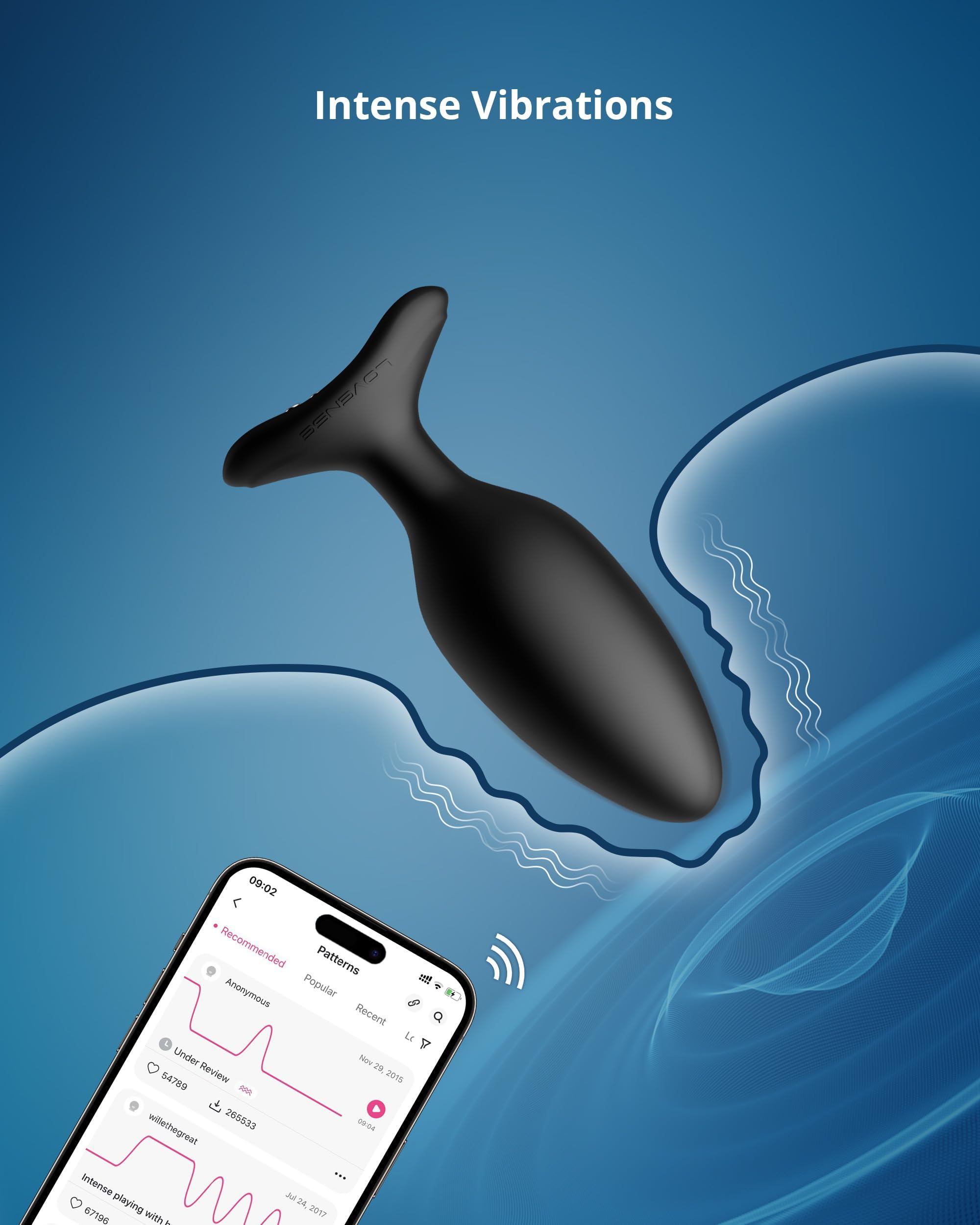 LOVENSE Hush 2 Vibrating Butt Plug 1.75
