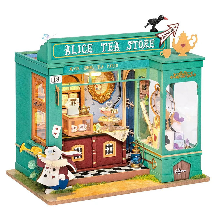 DIY Alice's Tea Store - Premium Loose Leaf Tea & Tea Accessories Set for Home Brewing, Gift Giving & Relaxation - Perfect for Afternoon Tea, Meditation & Self-Care Moments