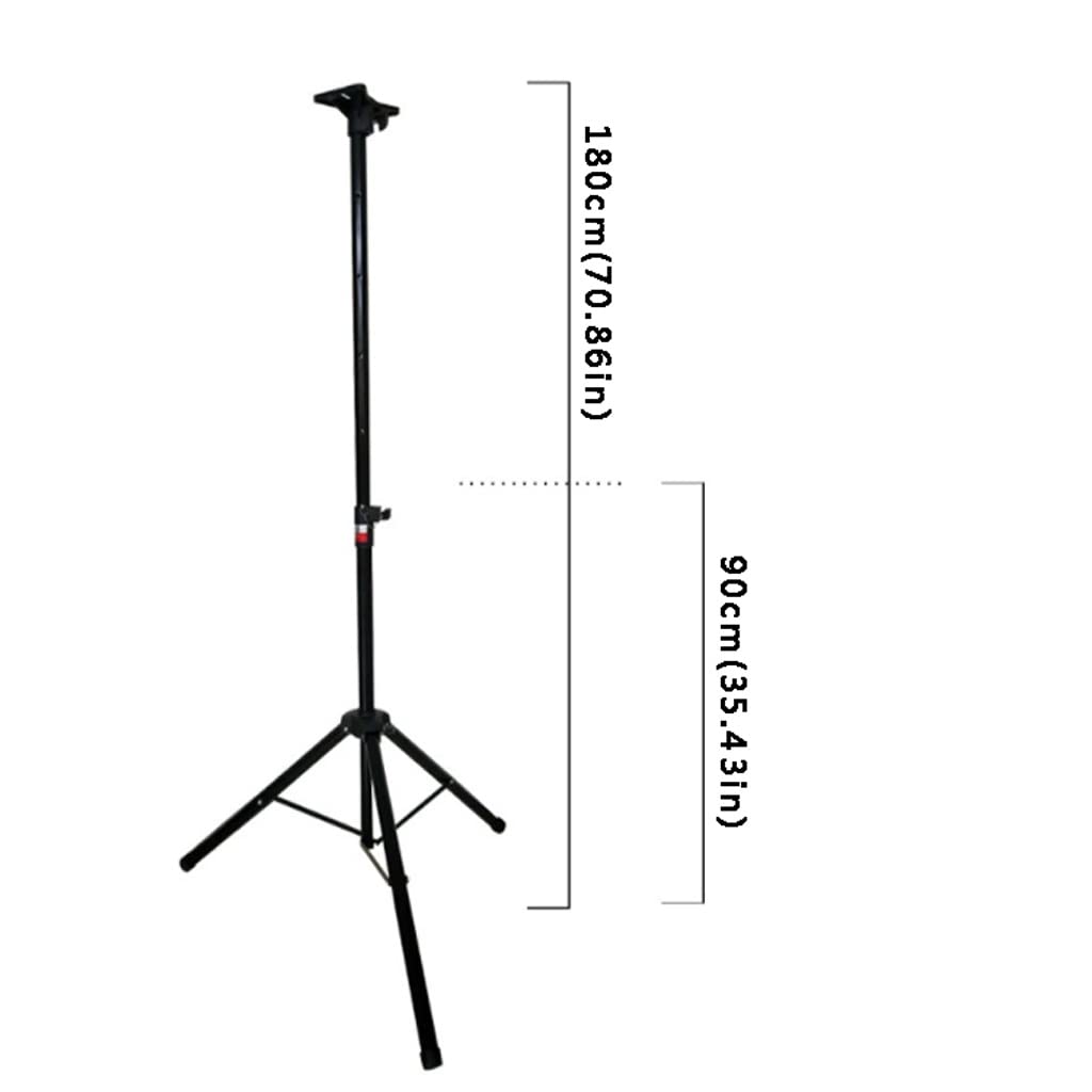 Adjustable Projector Stand Tripod - Universal Mount for Projector, Phone, Speaker, Audio & Microphone - Home & Studio Use - Black Wall Mount for Versatile Setup