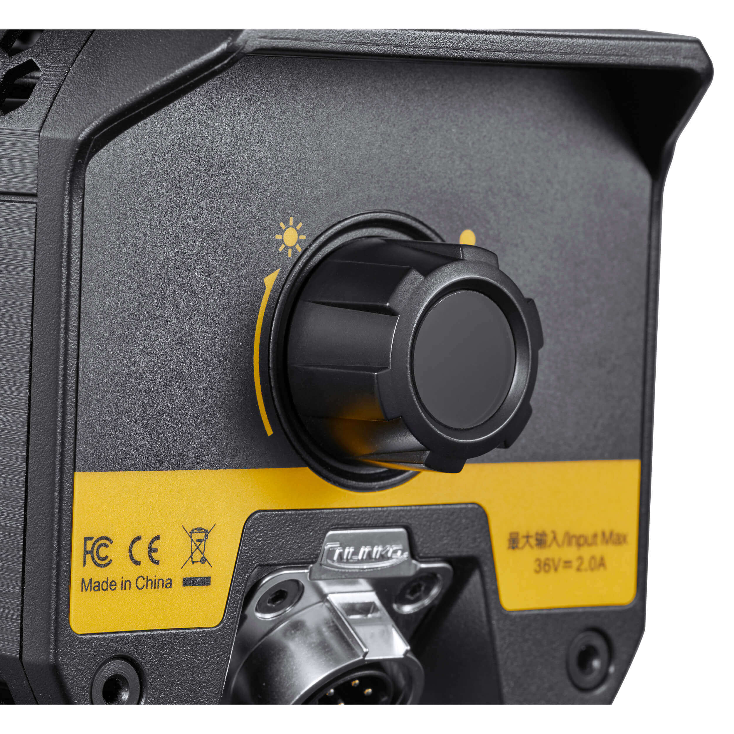 60W Daylight Balanced Focusable LED Light with Projector - Perfect for Photography, Videography, and Studio Lighting