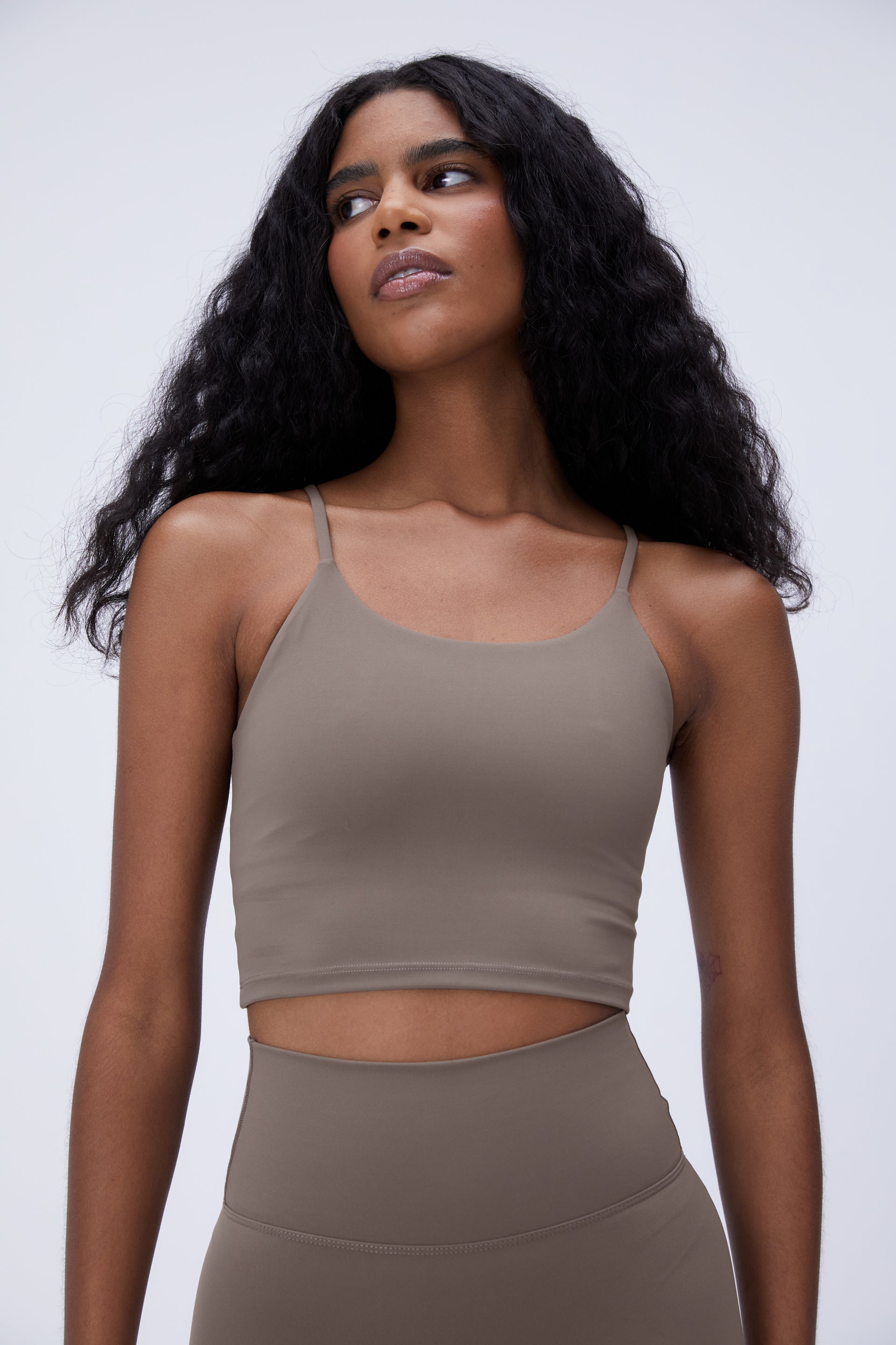 Ultimate Tank Bra for Women - Cocoa Brown Seamless Comfort Bra - Perfect for Yoga, Workouts, and Everyday Wear
