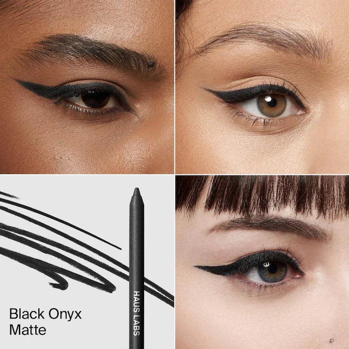 Haus Labs Optic Intensity Eco™ Waterproof Gel Eyeliner Pencil - Long-Lasting, Smudge-Proof for Day & Night Makeup Looks