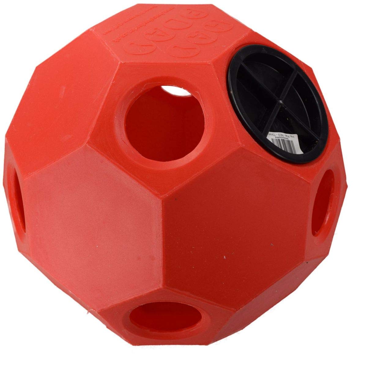 Parallax Plastic Hay Play Toy for Small Pets - One Size, Red - Fun Chew & Play Activity for Rabbits, Guinea Pigs & Hamsters