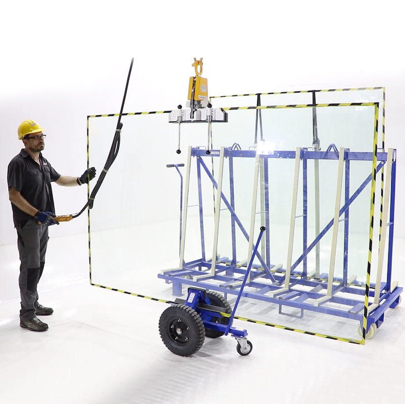 Aardwolf Self-Locking Trolley SL 100 - Heavy Duty Utility Cart with Locking Wheels for Warehouse, Retail, and Home Use
