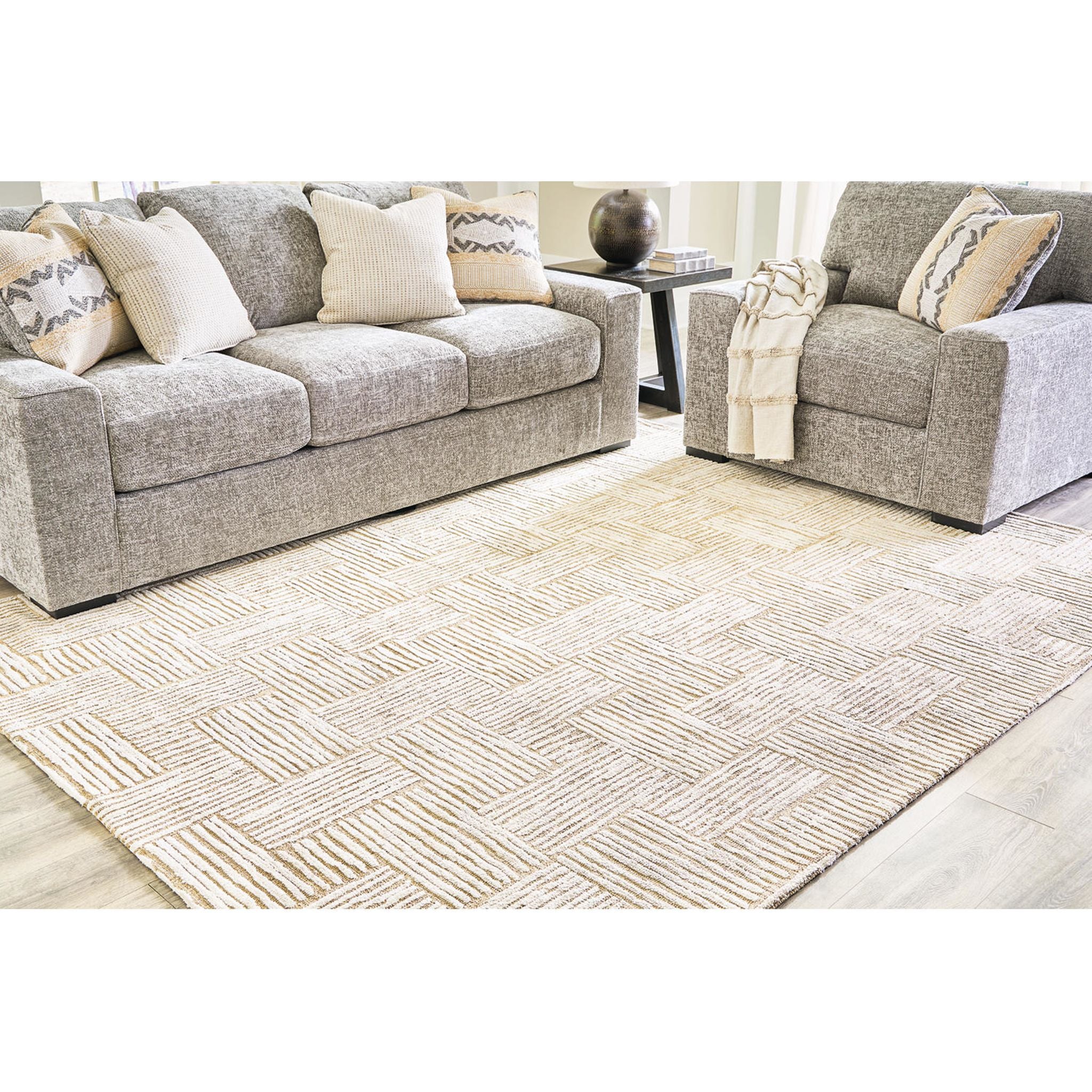 Adanmund Area Rug - Soft Modern Non-Slip Living Room Carpet | Perfect for Bedroom, Home Decor & Cozy Spaces