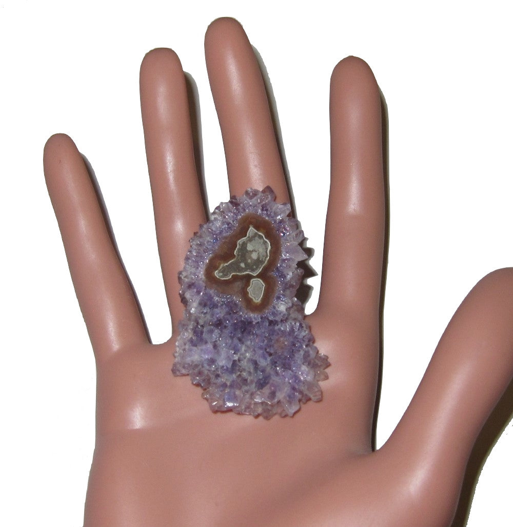 Natural Amethyst Cabochon Gemstone - Shiny Purple Stone for Jewelry Making, Healing Crystals & DIY Crafts | Perfect for Necklaces, Rings & Home Decor