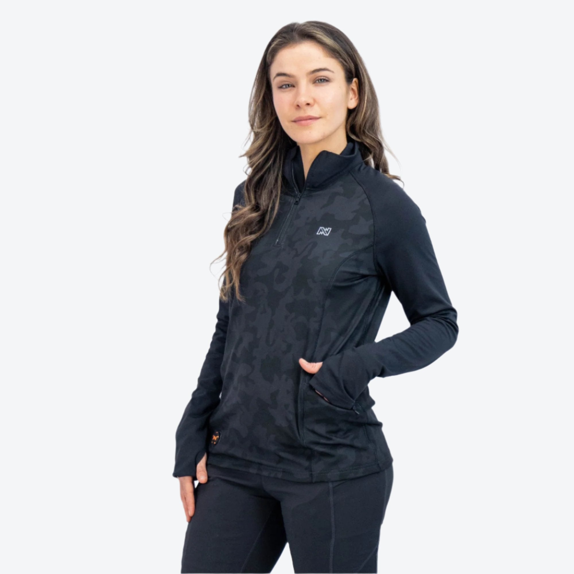 Proton Baselayer Shirt for Women - Moisture Wicking Thermal Underwear Top - Perfect for Hiking, Skiing & Cold Weather Activities