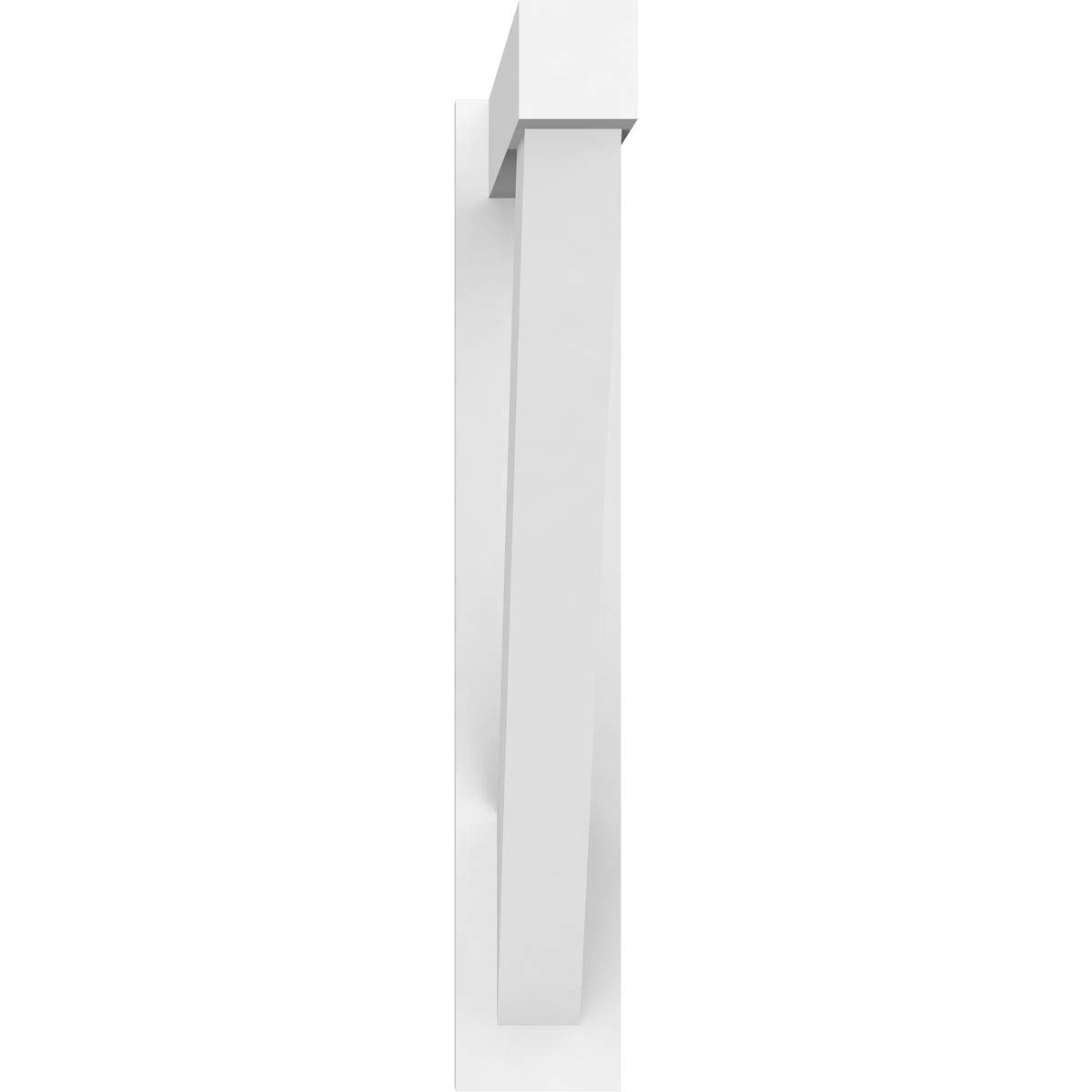 Ekena Millwork OUTP05X30X30TRA05 Traditional Architectural Grade PVC Outlooker with Block Ends - 5