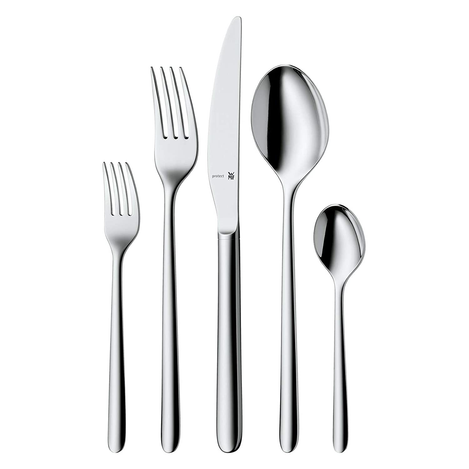 WMF Flame 30-Piece Stainless Steel Flatware Set - Premium Cutlery for Fine Dining, Entertaining & Everyday Use