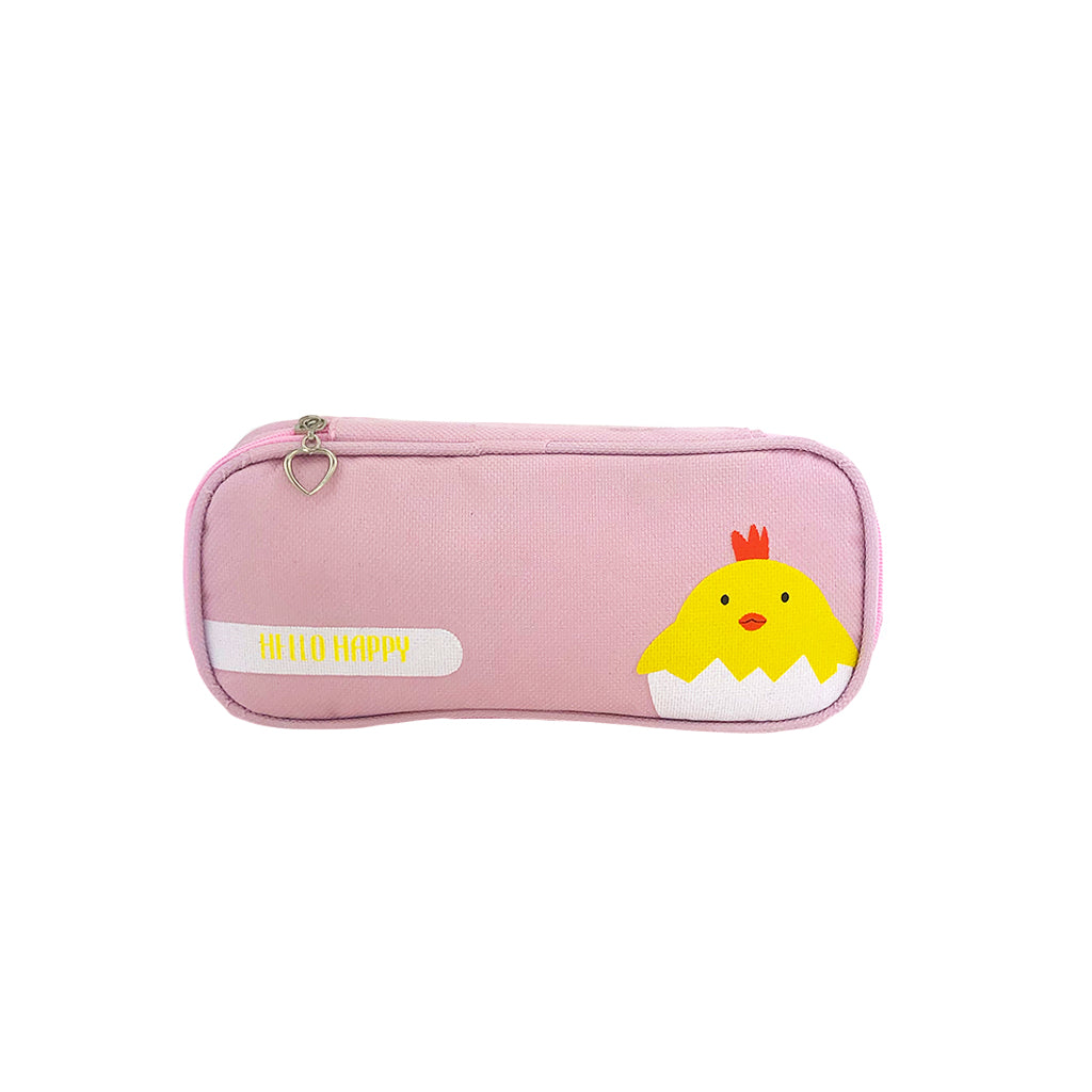 Durable Canvas Pencil Case for School, Office & Travel - Stylish & Spacious Organizer for Pens, Markers & Art Supplies