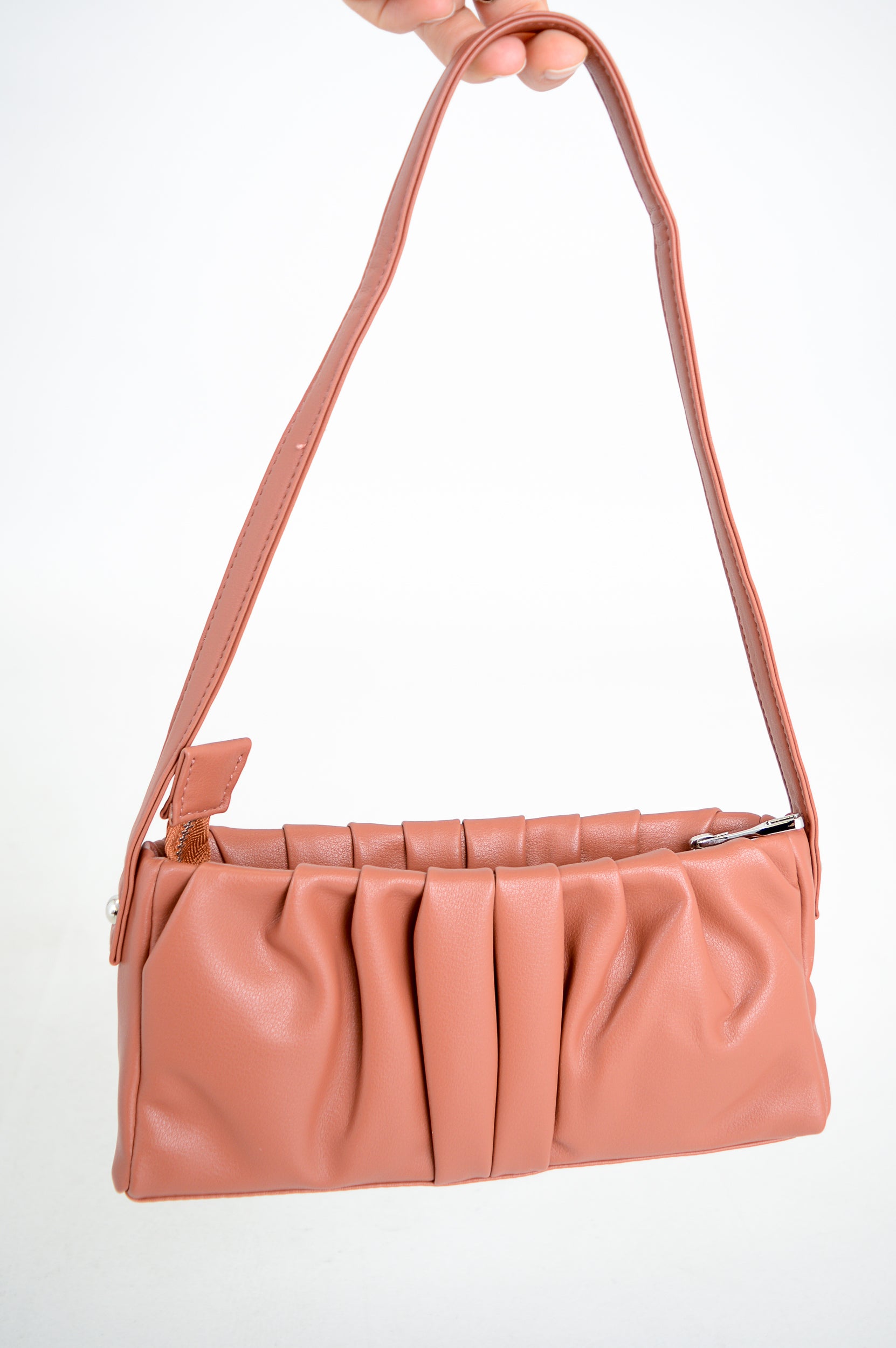 Janette Genuine Leather Handbag in Terra Cotta - Stylish Women's Crossbody Purse for Work, Travel & Everyday Use