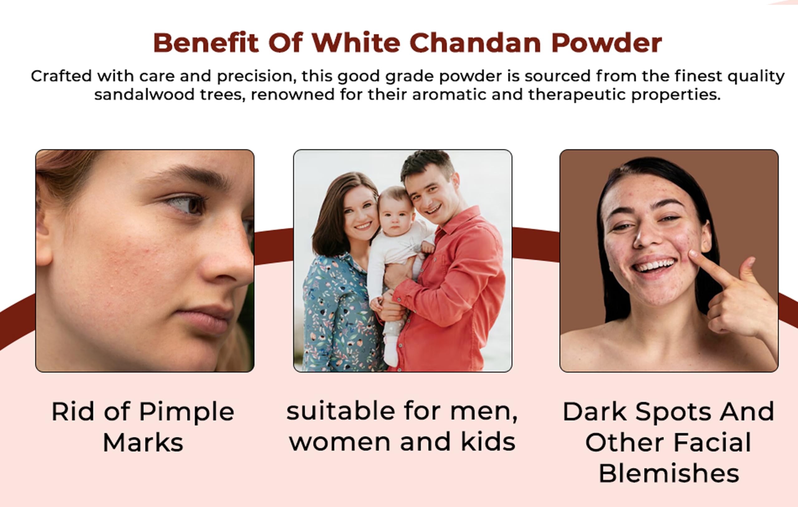 Pure Red Sandalwood Powder (Rakt Chandan) - 50g Natural Lal Chandan for Skin Care, Ayurvedic Beauty & Pooja Rituals | Glowing Complexion & Spiritual Ceremonies