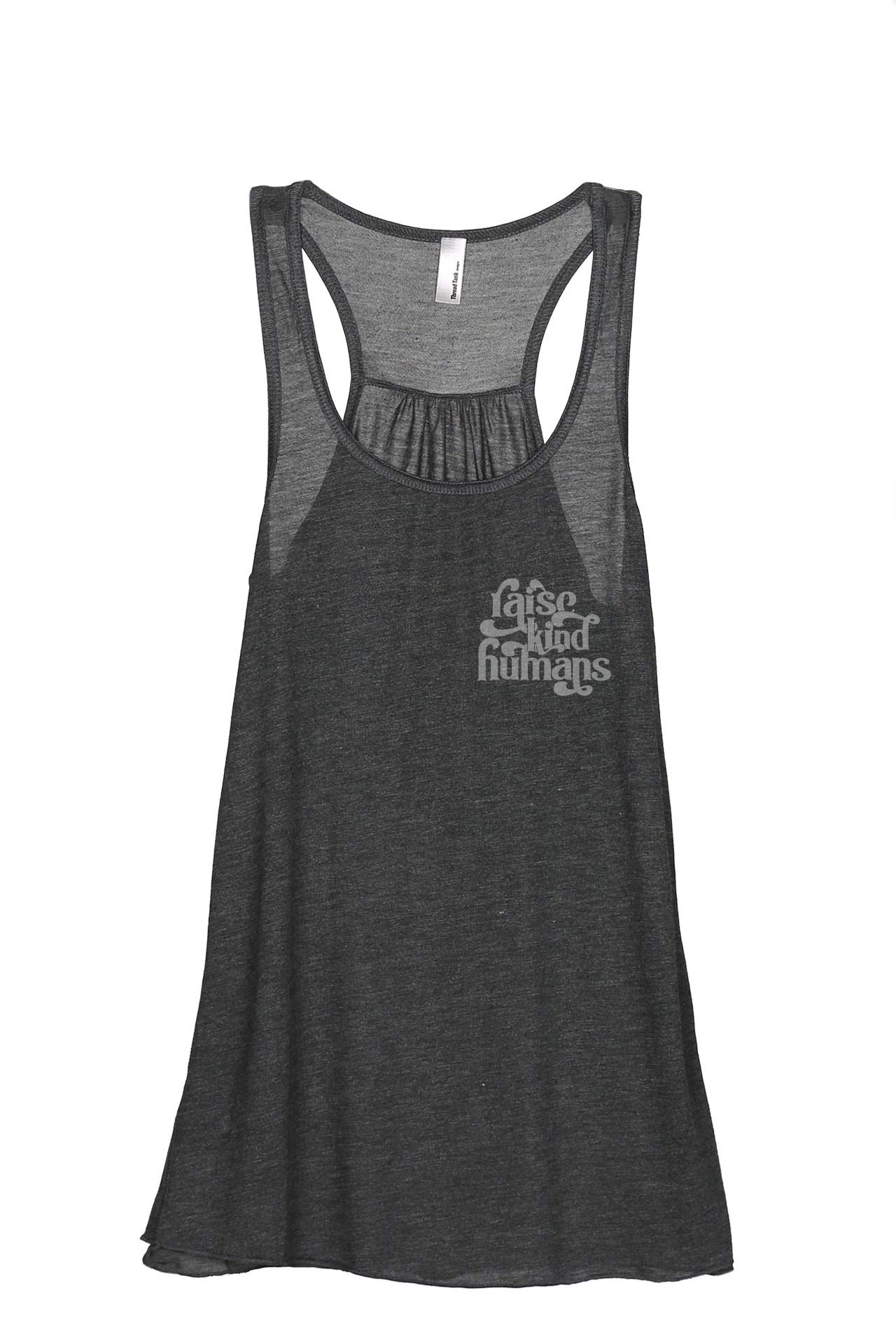 Raise Kind Humans Women's Sleeveless Flowy Racerback Tank Top - Soft Breathable Summer Casual T-Shirt for Yoga, Running, Gym & Everyday Wear