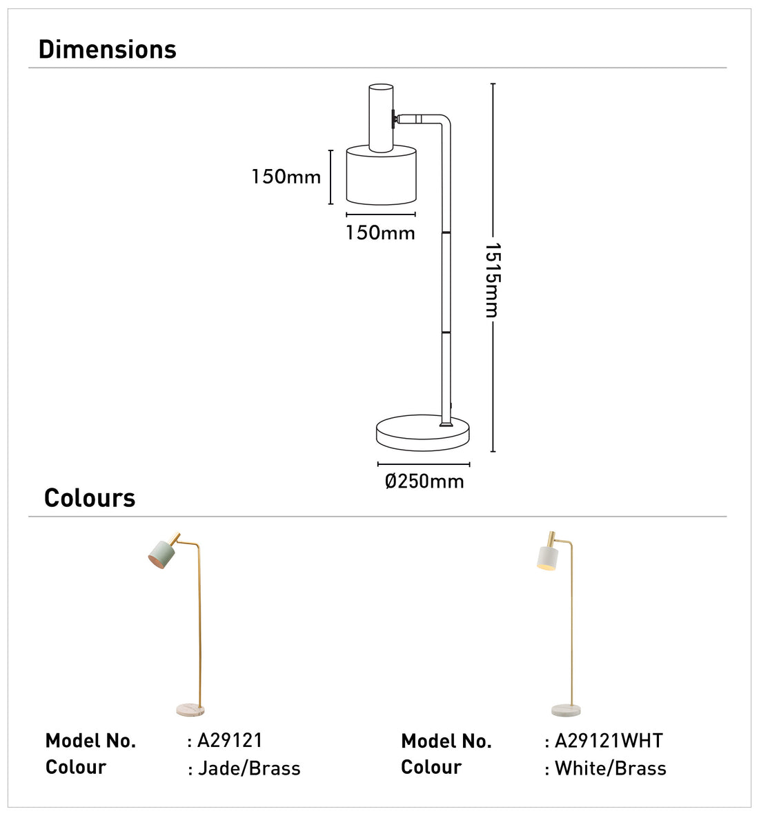 Modern Addison Floor Lamp in White - Brighten Your Living Room, Bedroom, or Office with Stylish Ambient Lighting