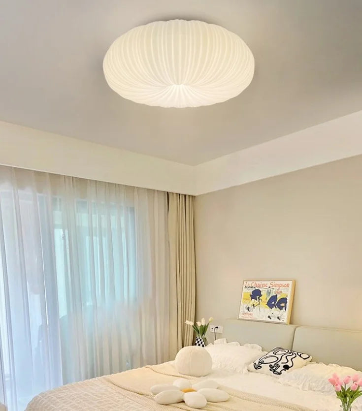 LED Pumpkin Shaped Acrylic Ceiling Light - Modern Halloween Decor for Home, Bedroom, Living Room & Party Lighting