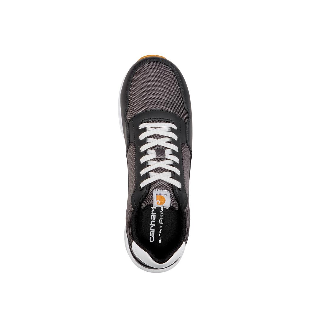 Greenfield ESD Nano Toe Sneakers - Anti-Static Work Shoes for Electronics Industry, Black & White, Comfortable Safety Footwear for Cleanroom & Laboratory Use