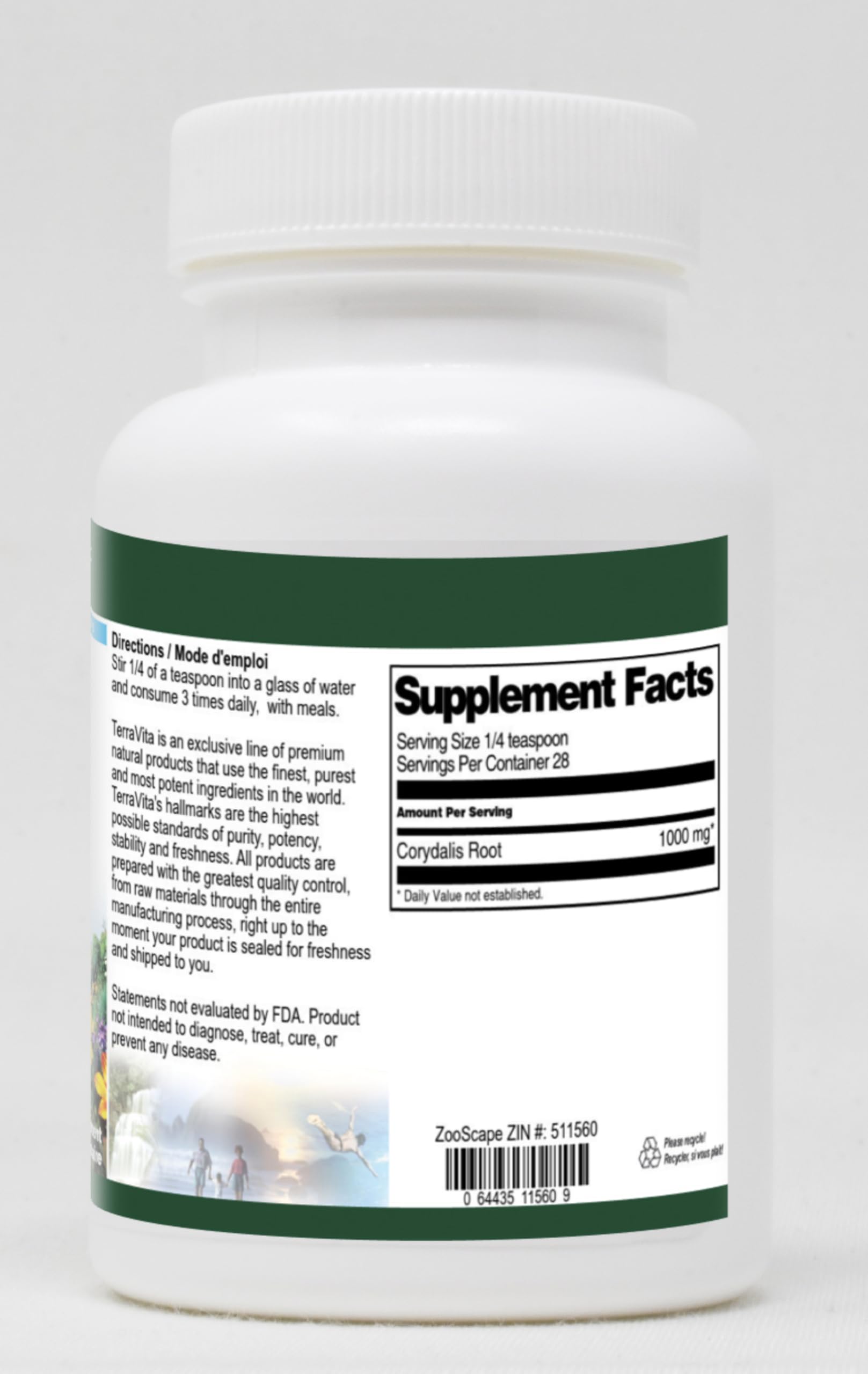 Premium Corydalis (Yanhusuo) Root Powder - 1 oz (ZIN: 511560) | Natural Pain Relief & Relaxation Supplement | Perfect for Herbal Teas, Tinctures & Traditional Chinese Medicine Formulas