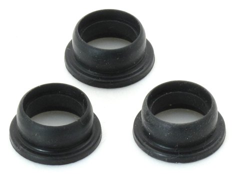 3pcs High-Performance 1/8 Scale RC Car Silicone Exhaust Manifold Gasket Set - Durable Replacement Parts for Nitro & Gas RC Models - Perfect for Off-Road Racing & Engine Maintenance