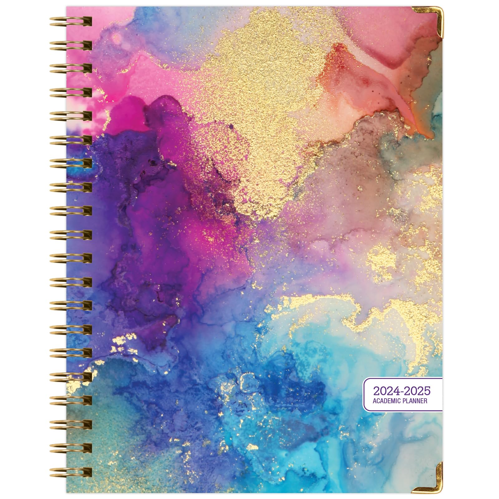 2024-2025 Hardcover Academic Planner - June 2024 to July 2025, 8.5