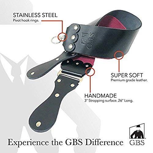 Premium Handmade Barber Leather Razor Strop - 3
