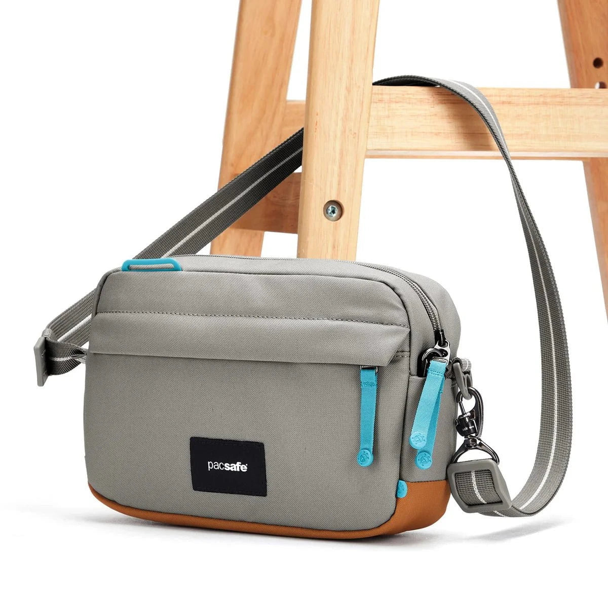 Pacsafe Go Anti-Theft Crossbody Bag - Secure Travel Purse for Women & Men - RFID Blocking, Slash Proof - Perfect for Commuting, Shopping & Travel