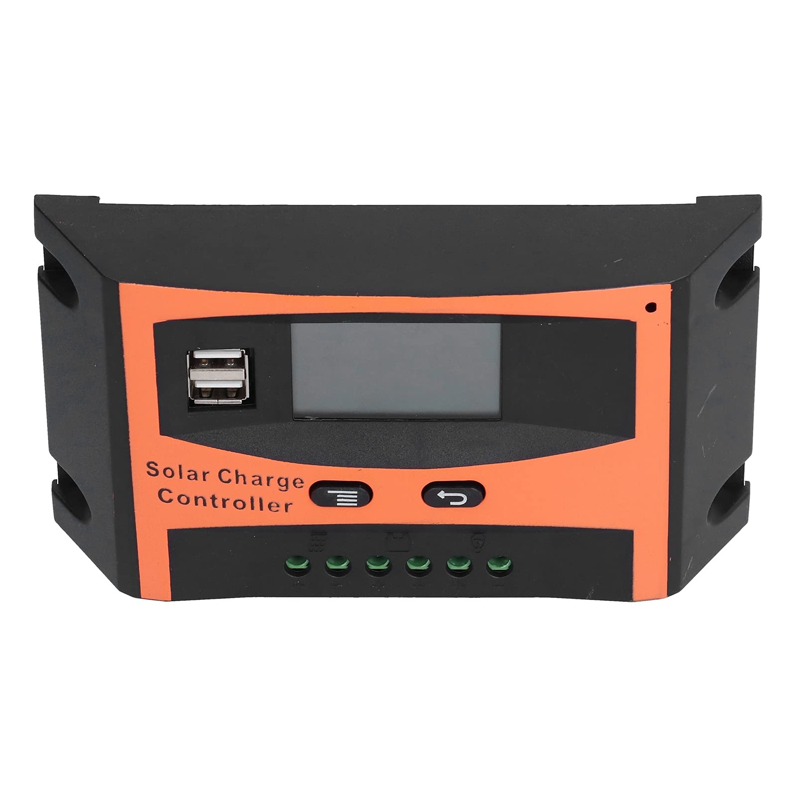 Solar Charge Controller with Auto Correction & Temperature Compensation - 12V/24V MPPT Regulator for Home Solar Panels, RV, Boats & Off-Grid Systems