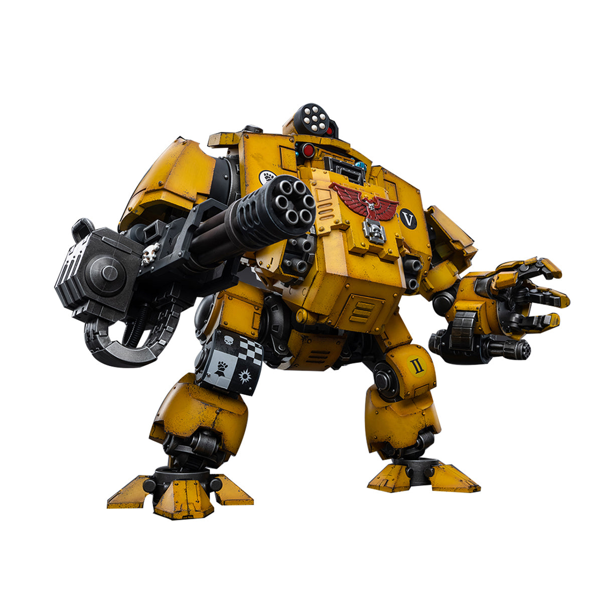 Imperial Fists Redemptor Dreadnought Warhammer 40K Model Kit - Highly Detailed Tabletop Miniature for Warhammer 40,000 Gaming and Collecting