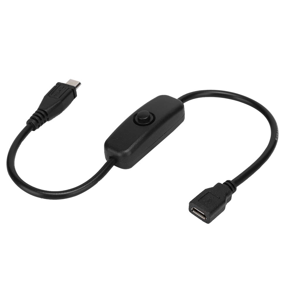 Premium Jazar Female to Male Micro USB Cable - 0.9ft (0.27m) High-Speed Charging & Data Sync Cable with Copper Wire for Desktop, Laptop, Smartphones - Perfect for Office, Home & Travel Use