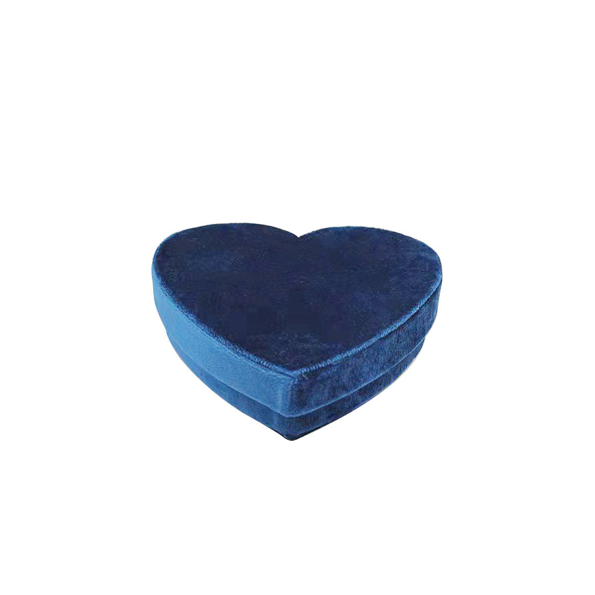 Velvet Heart-Shaped Jewelry Box for Rings, Necklaces & Earrings - Perfect for Valentine's Day Gifts, Wedding Proposals & Romantic Surprises