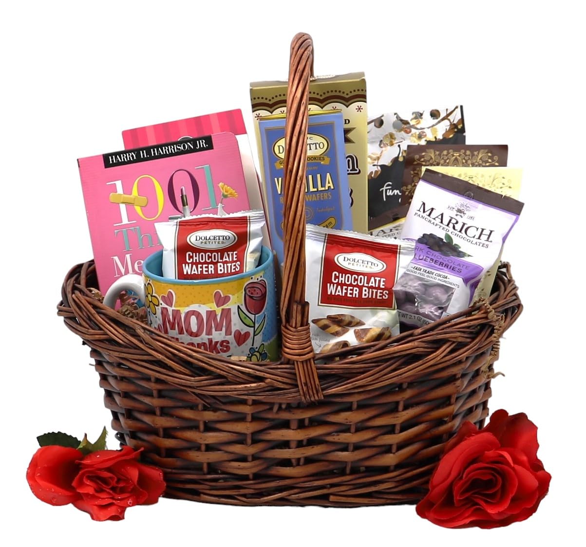 Thoughtful Gift Basket for Mom - Luxury Assorted Treats & Gourmet Snacks - Perfect for Mother's Day, Birthday & Special Occasions