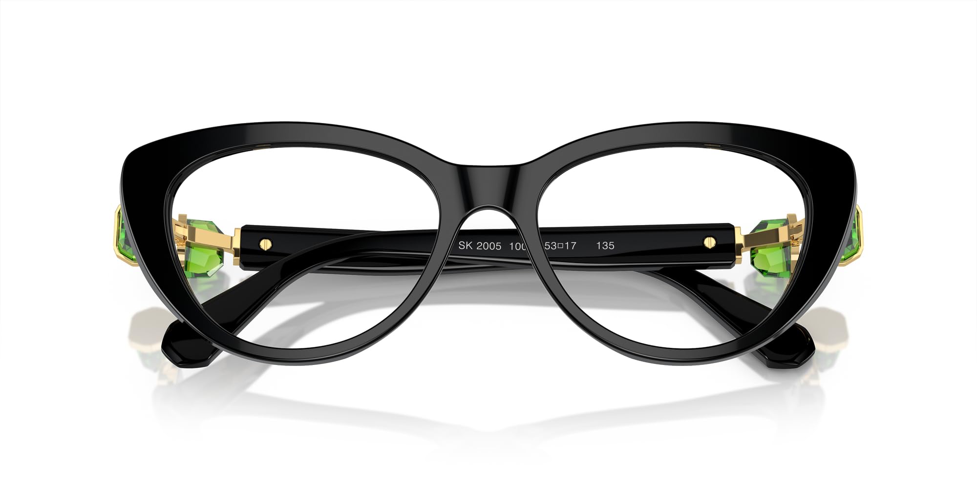 Swarovski Women's Sk2005 Cat Eye Prescription Eyeglass Frames - Stylish & Comfortable for Work, Reading & Everyday Wear