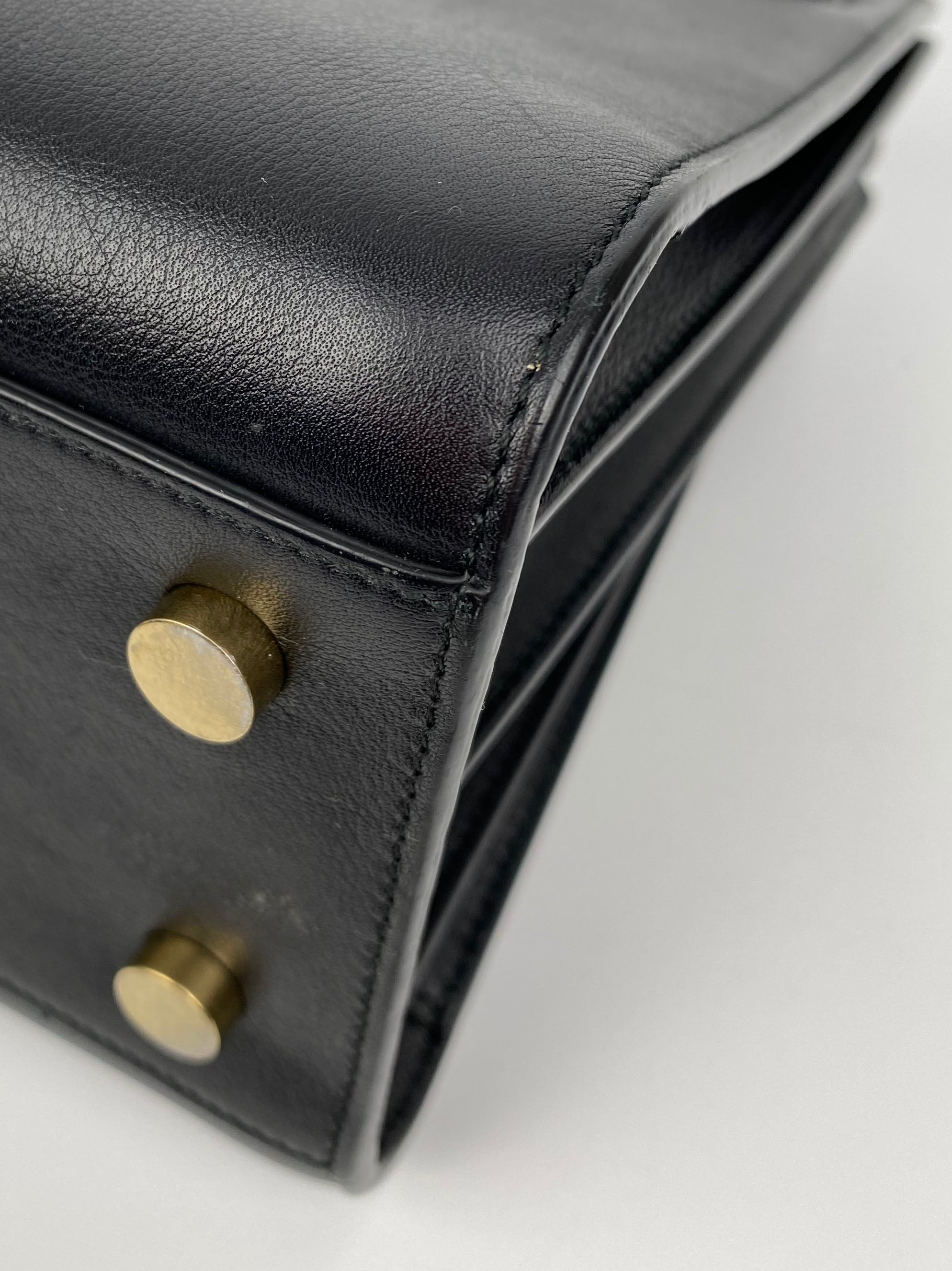 Saint Laurent Small Black Sac De Jour Tote Bag - Luxury Leather Handbag for Women | Perfect for Work, Travel & Everyday Use