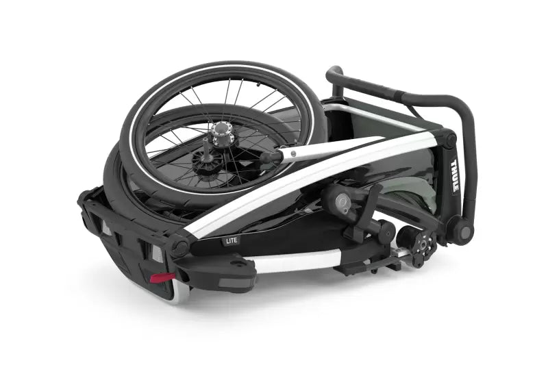 Thule Courier Chariot Lite Double Stroller - Lightweight Jogging & Biking Stroller for Two Kids - Perfect for Outdoor Adventures, Running Errands & Family Outings