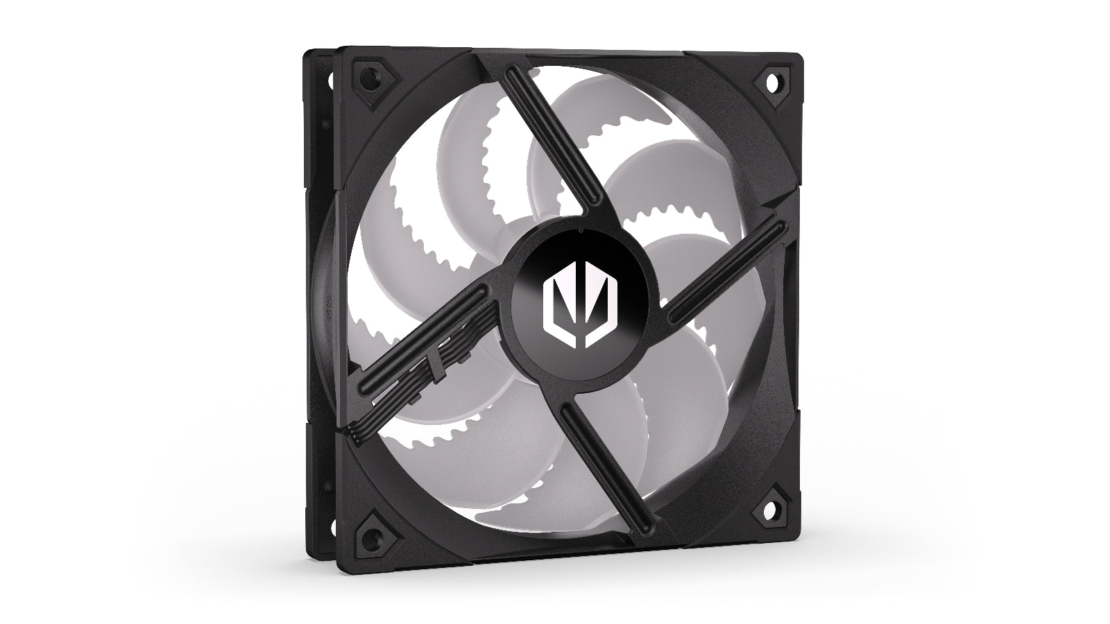 Endorfy Fluctus 120 PWM ARGB PC Cooling Fan - 120mm RGB Case Fan with PWM Control & Vibrant Lighting (EY4A002) for Gaming PC, Workstation, and Custom PC Builds