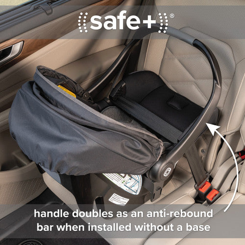 Diono LiteClik 30 R SafePlus Infant Car Seat & Base - Lightweight Convertible Baby Car Seat with Side Impact Protection for Newborns to 30 lbs | Ideal for Travel, Daily Commutes & Family Road Trips