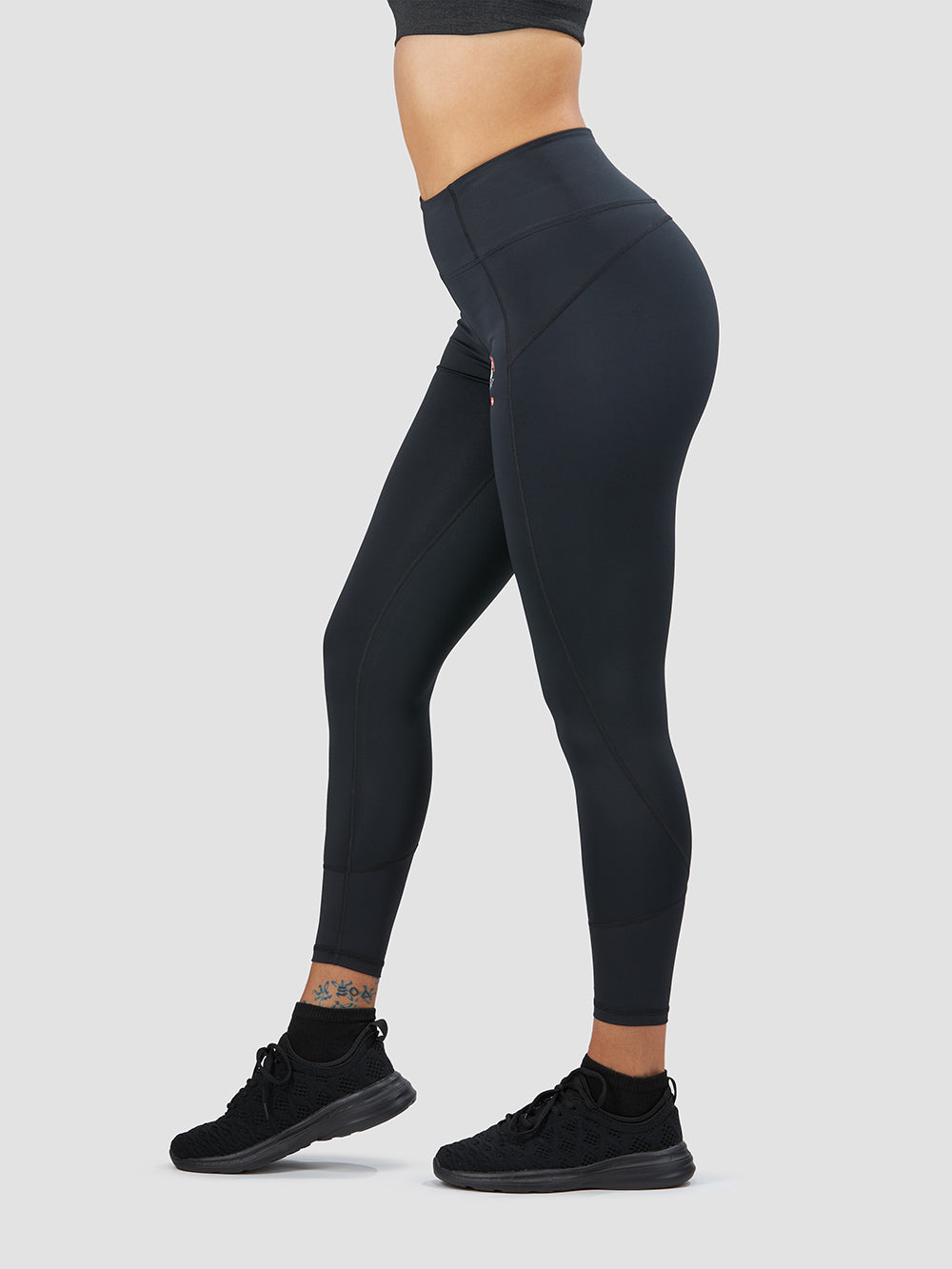 High Waist Power Leggings for Women - Black Workout Leggings for Yoga, Running & Gym - Comfortable & Stretchy Fitness Tights
