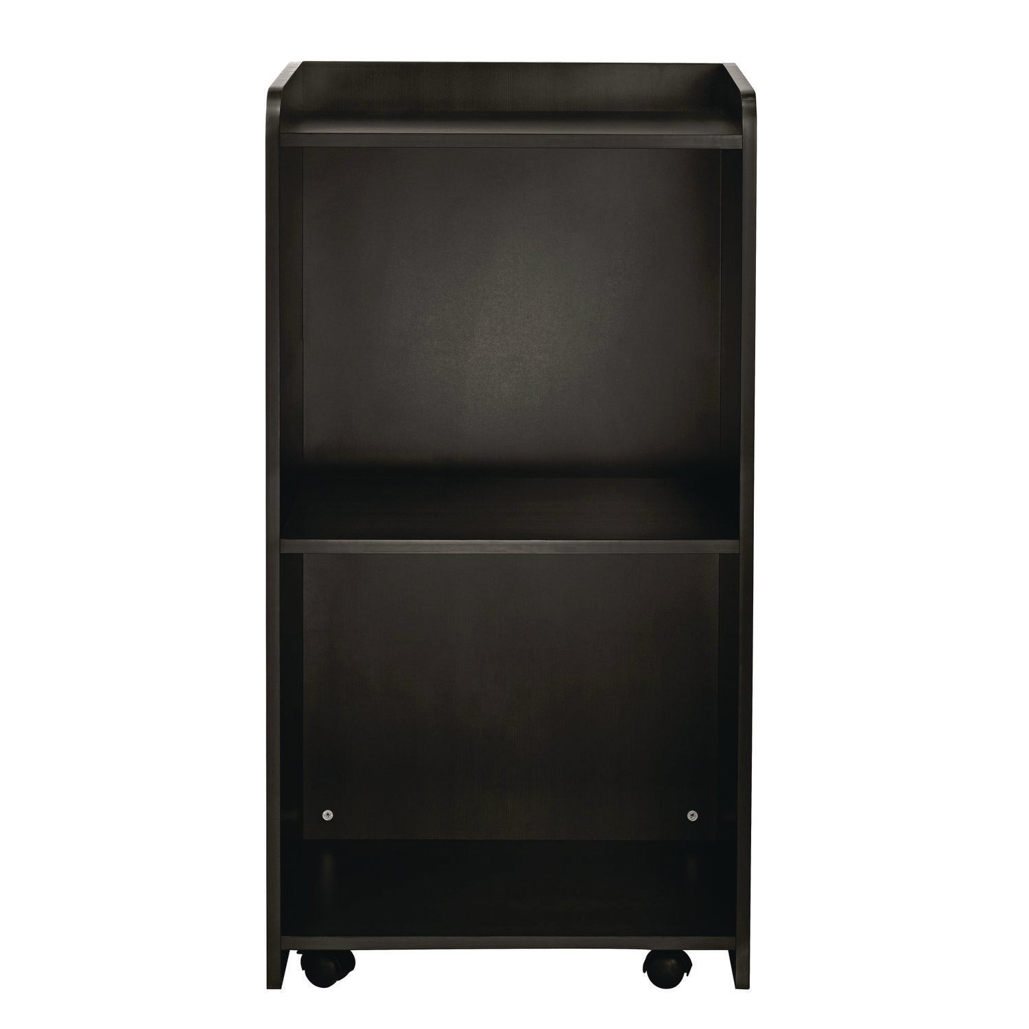 AdirOffice Wooden Mobile Podium with Storage Shelves - 22.44