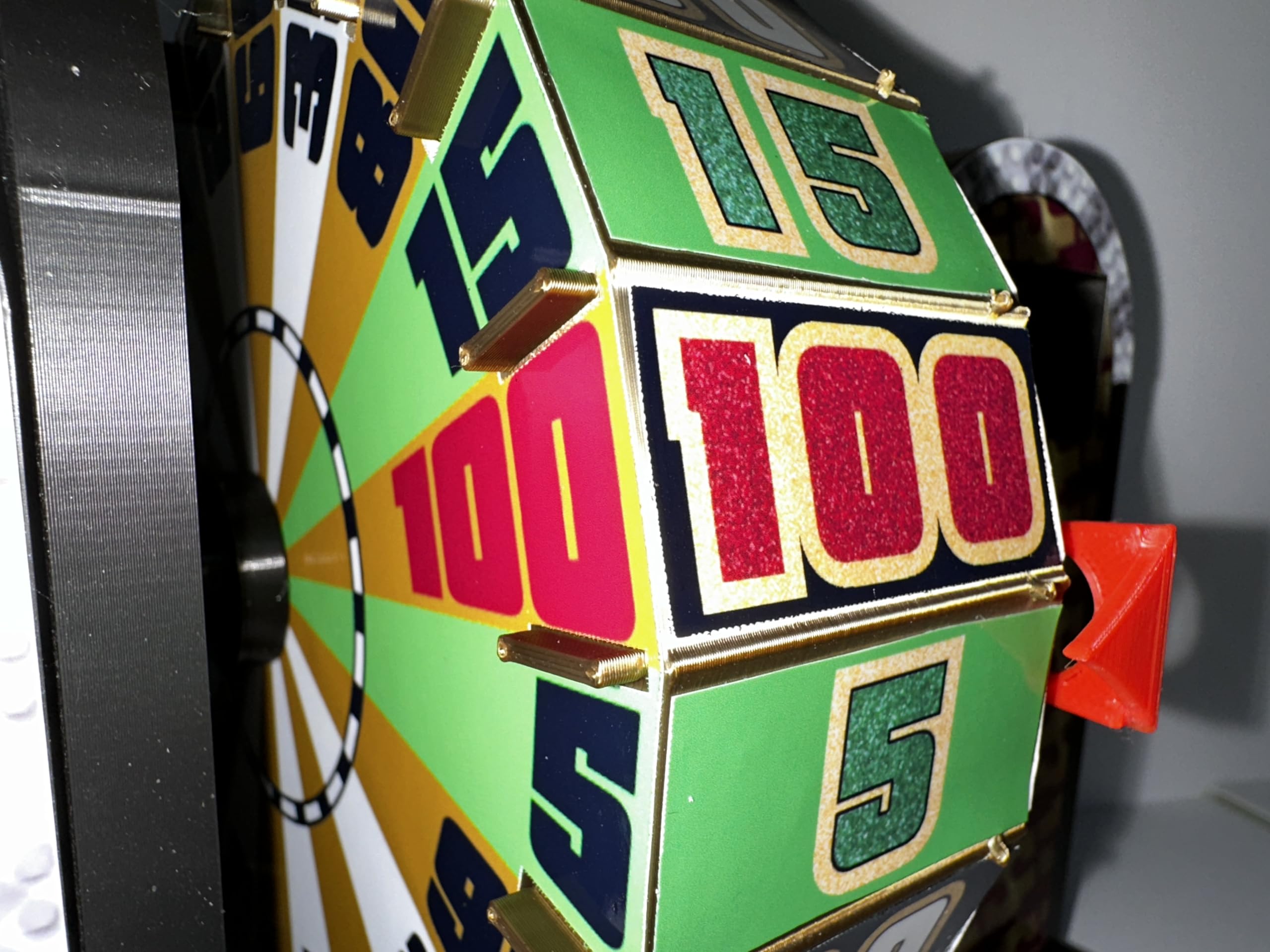 Price is Right Deluxe Wheel Game with Electronic Scoreboard - 7x9x6 Inches - Fun Family Game Night & TV Show Party Accessory