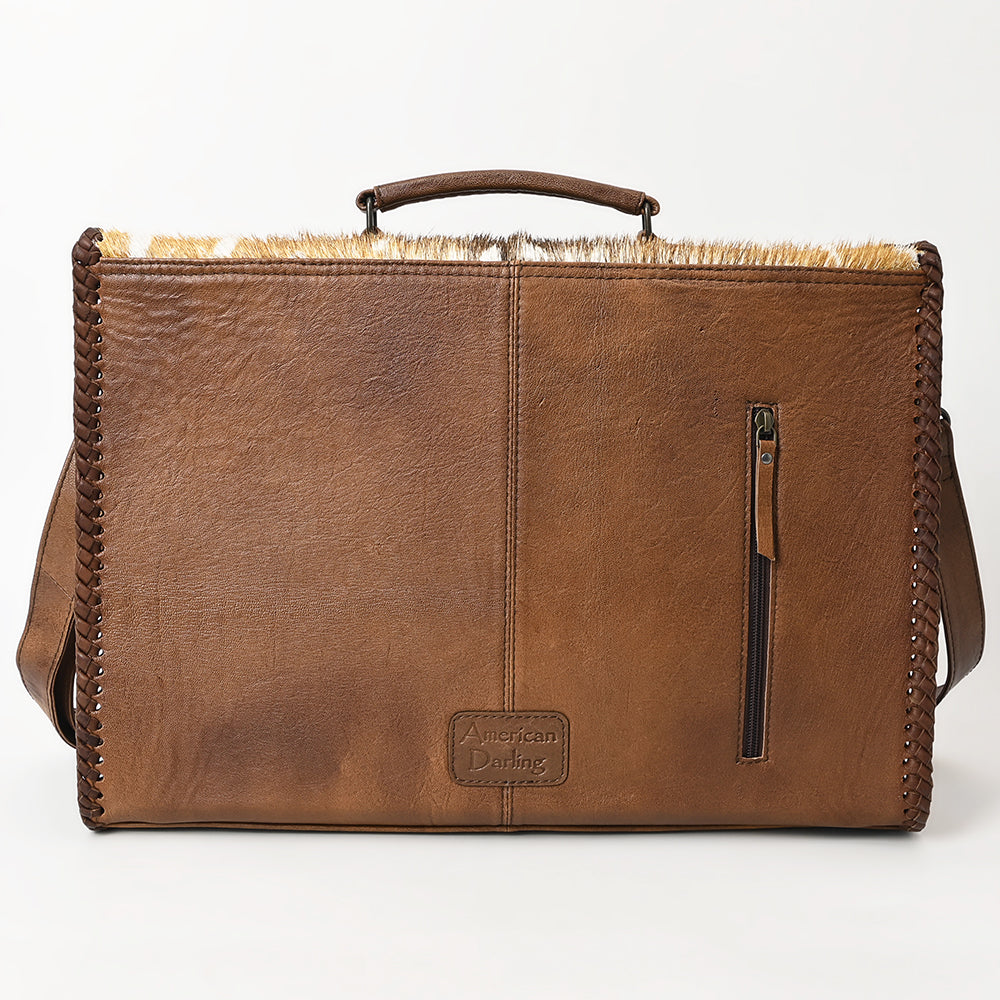 ADBG1420 Genuine Leather Women's Briefcase Handbag - Western Style Purse for Business, Office & Travel | Professional Work Bag for Women