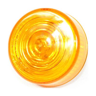 Fortpro 2 Round Clearance Marker Light - Sealed Incandescent Bulb for Trucks, Trailers & Heavy Equipment - Durable Safety Lighting for Nighttime Visibility