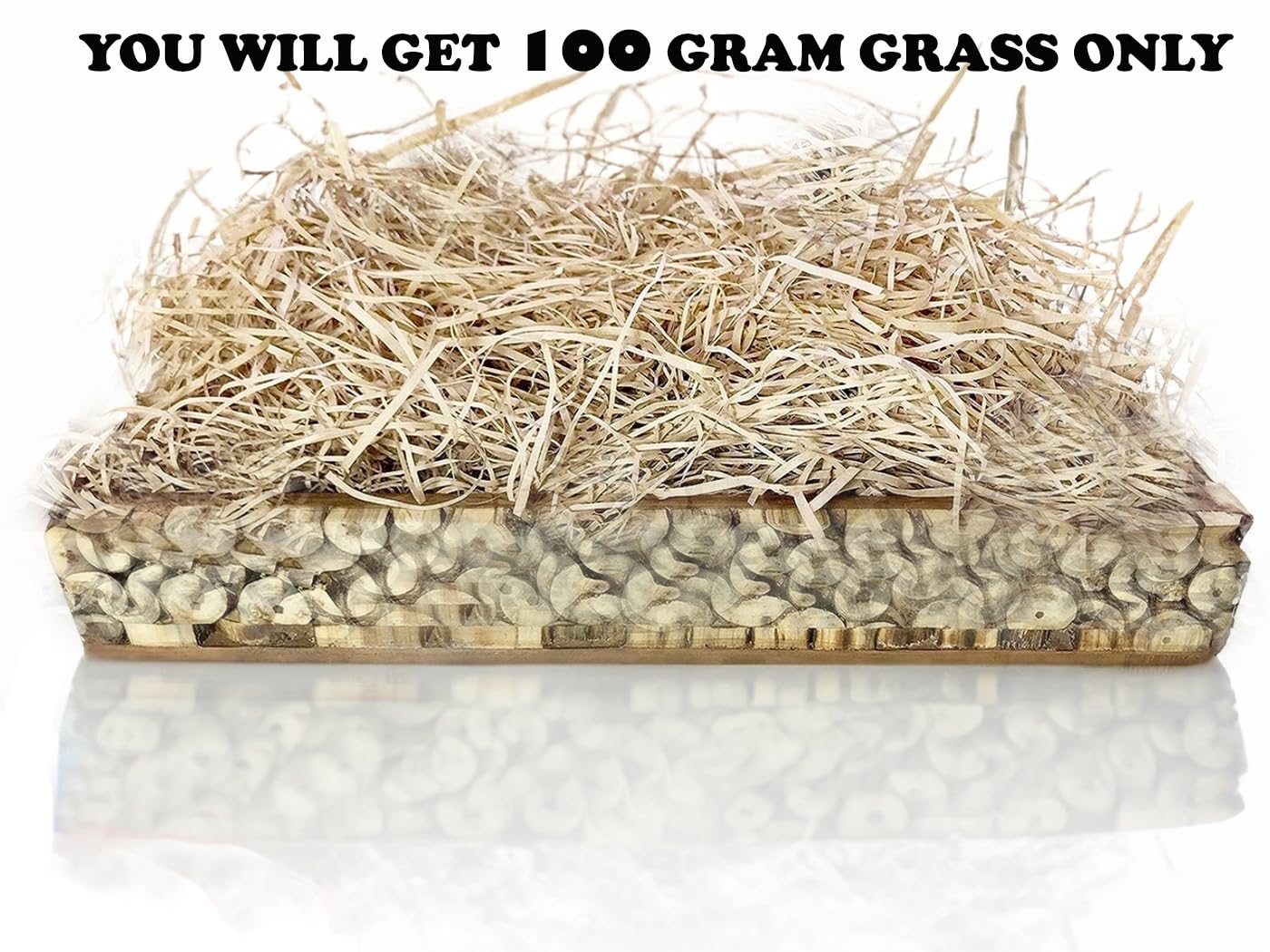 BITONA® 100g Natural Beige Paper Grass - Eco-Friendly Craft Shred for Gift Wrapping, Wedding Favors, Christmas Decorations & DIY Scrapbooking Projects