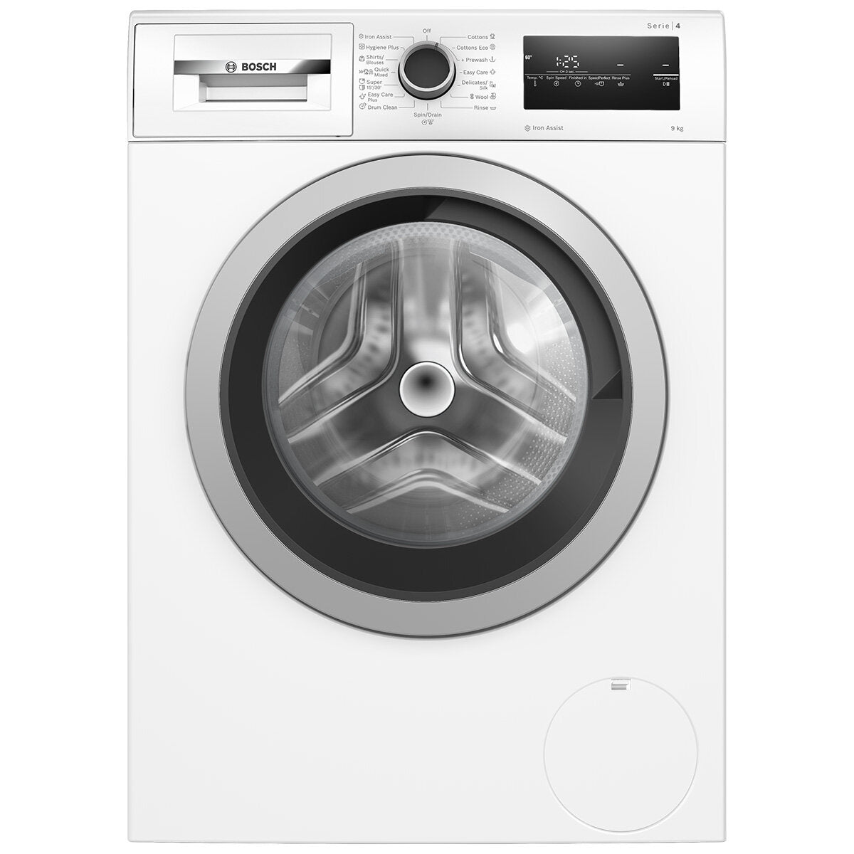 Bosch Series 4 9kg Front Load Washing Machine WAN24126AU - Energy Efficient & Quiet Laundry Appliance for Home & Apartment Use