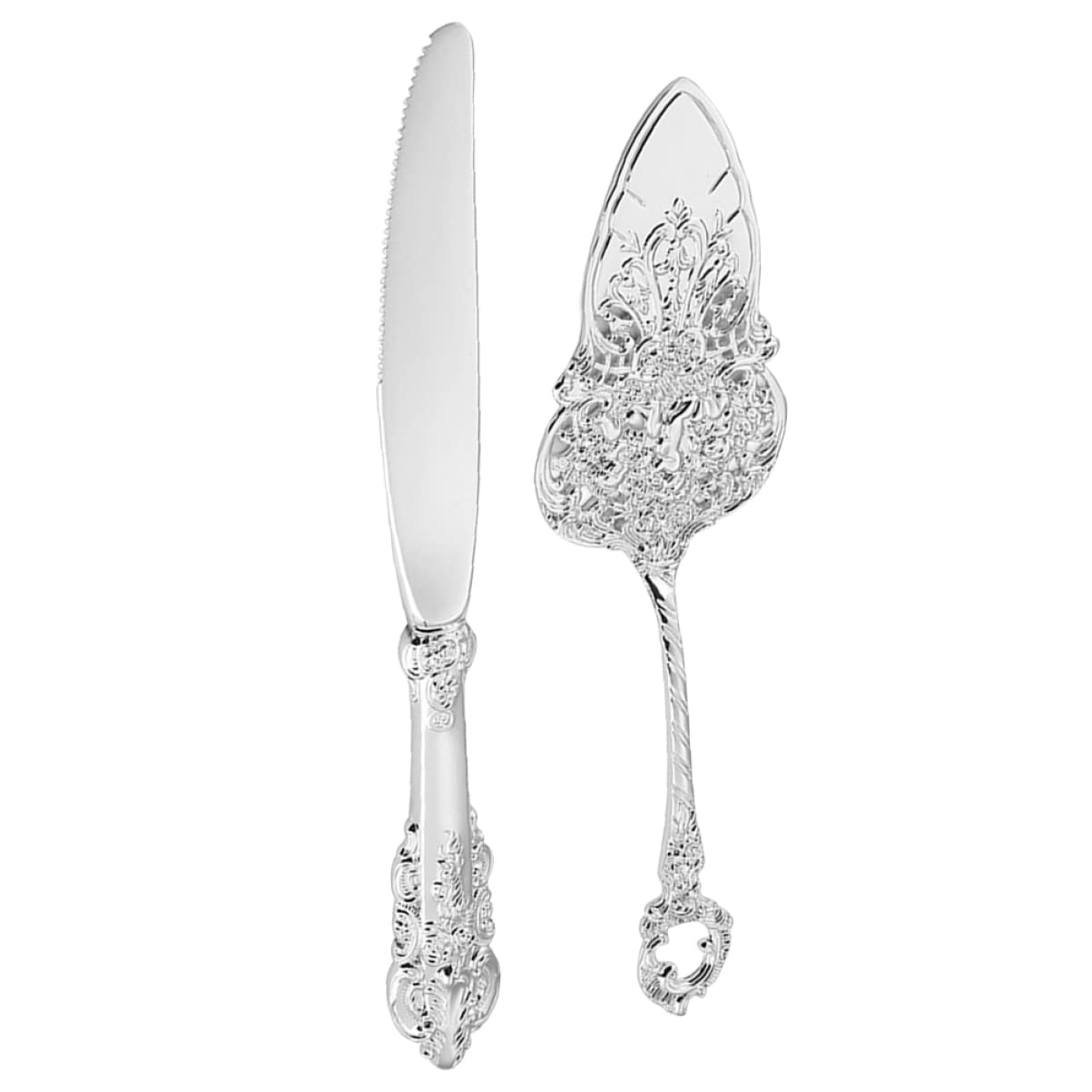 Premium Cabilock Cake Knife & Pie Server Set - Stainless Steel Wedding Cake Cutter & Spatula for Birthday, Anniversary & Special Occasions
