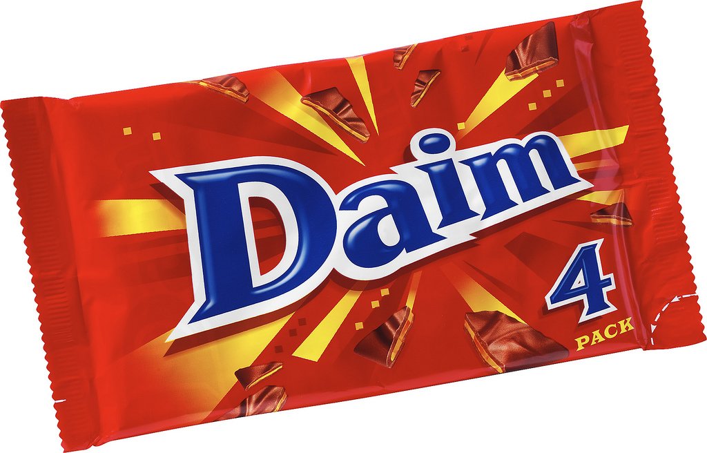 Marabou Daim Swedish Milk Chocolate Mini Bars - 8 Pack (28g Each) by Kraft Foods - Perfect for Gifts, Parties & Snacking