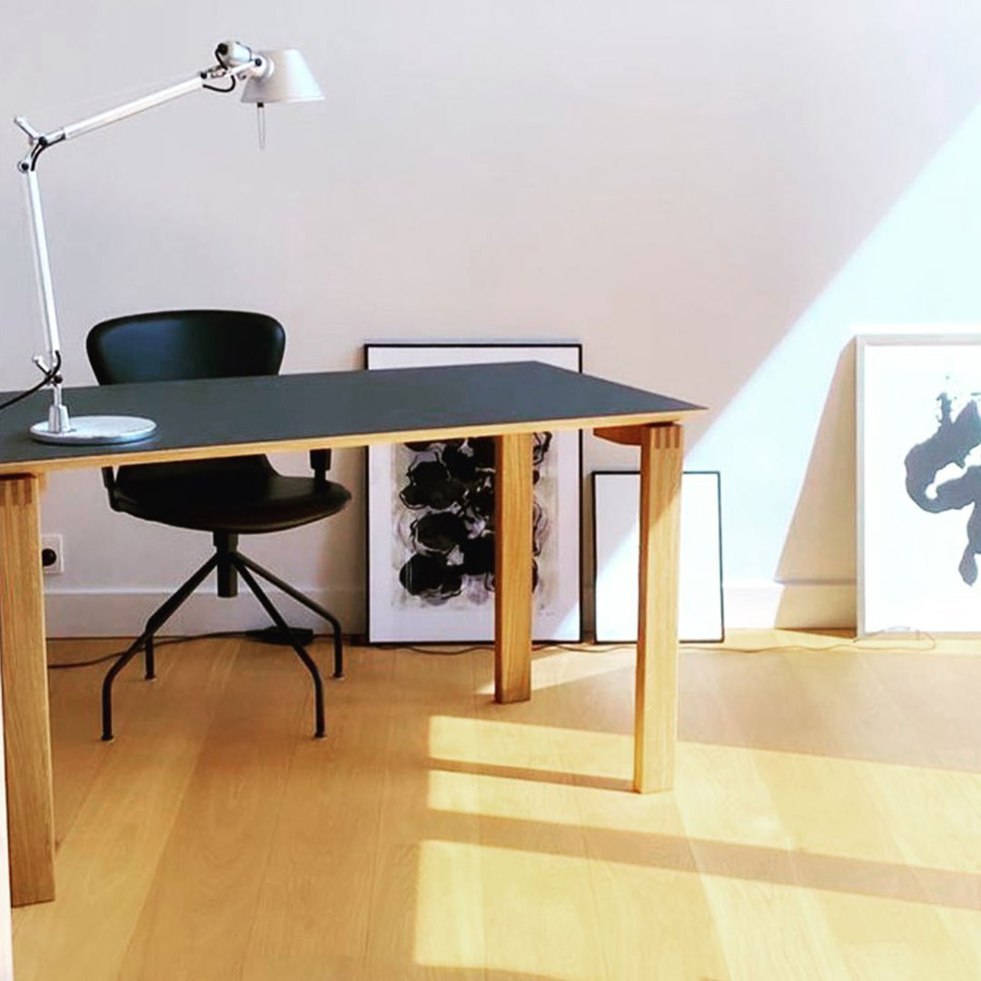 Modern BPS176 Writing Desk - Home Office Desk with Storage, Study Desk for Small Spaces, Perfect for Remote Work & Online Learning