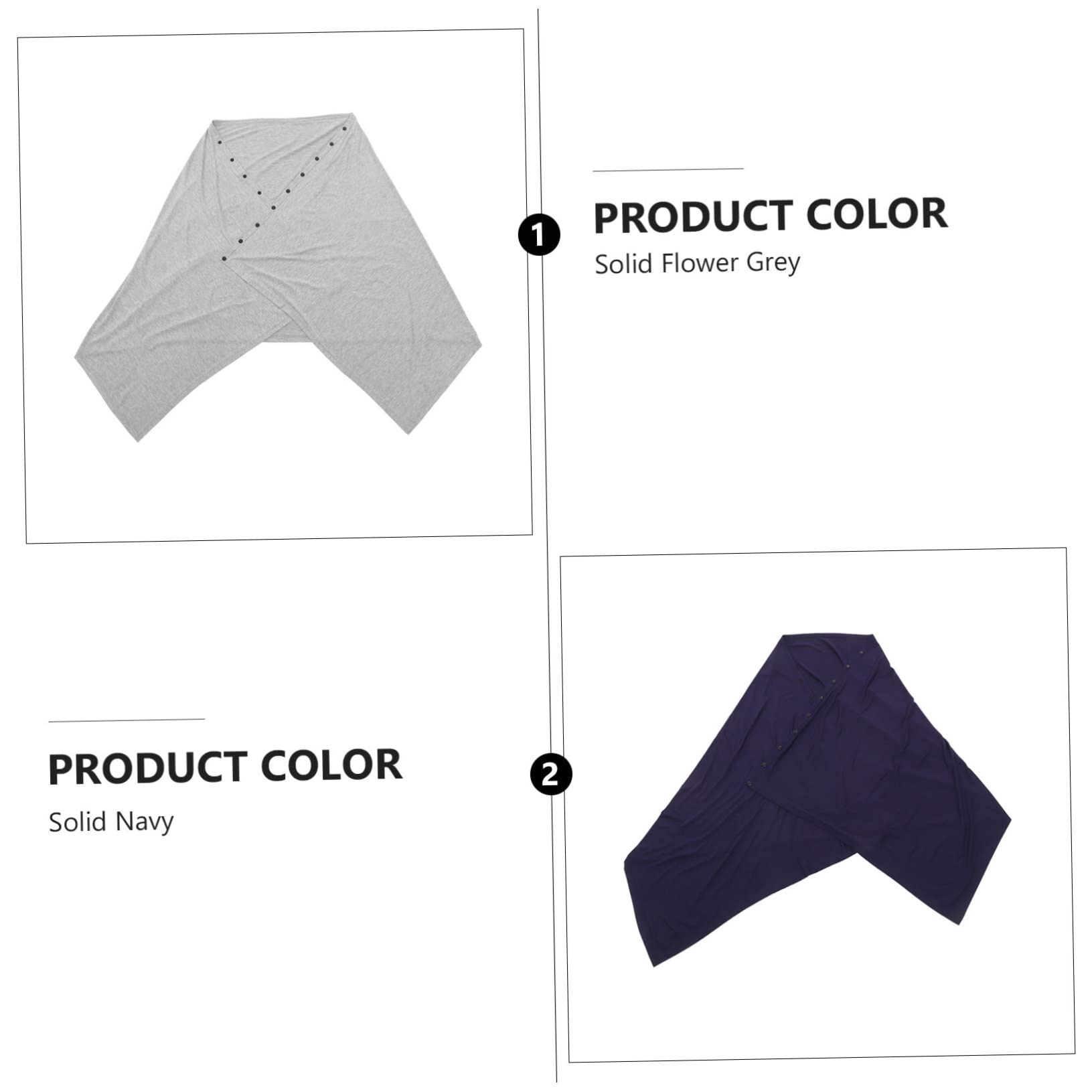 8-Piece Cotton Breastfeeding Cover Scarf - Soft Nursing Shawl for Baby & Mom | Perfect for Nursing in Public, Travel, and On-the-Go Comfort