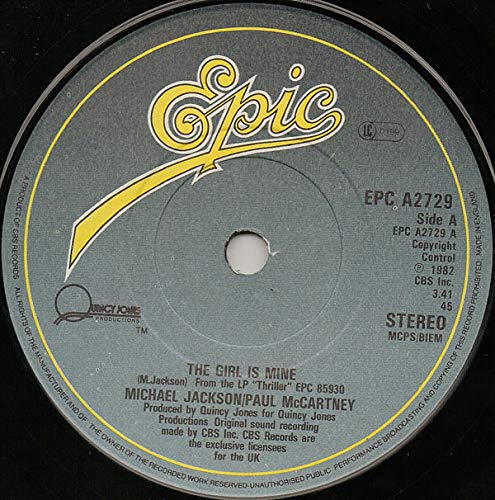 Michael Jackson & Paul McCartney - The Girl is Mine / Can't Get Outta The Rain 7